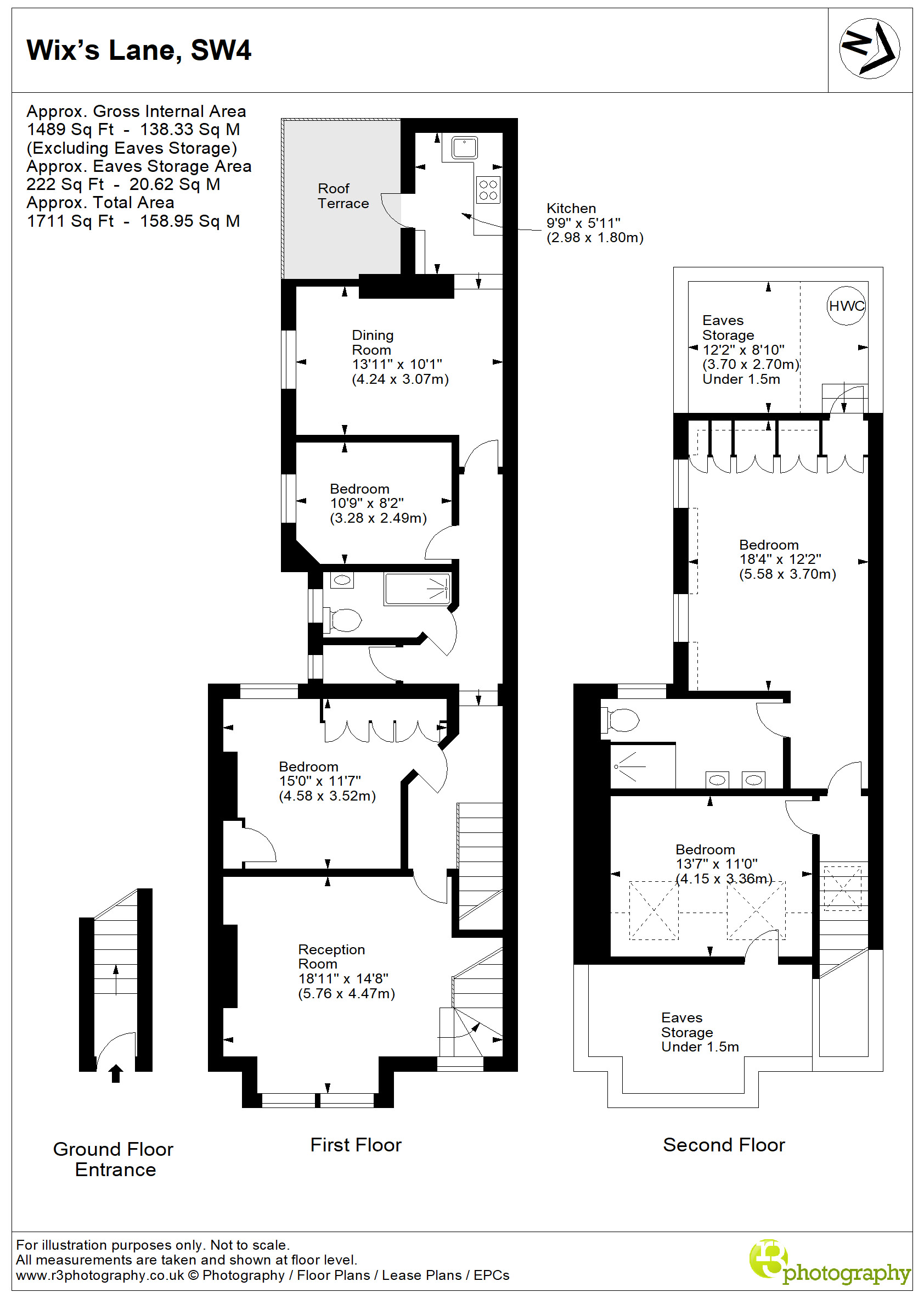 53A, Wix's Lane, London floorplan