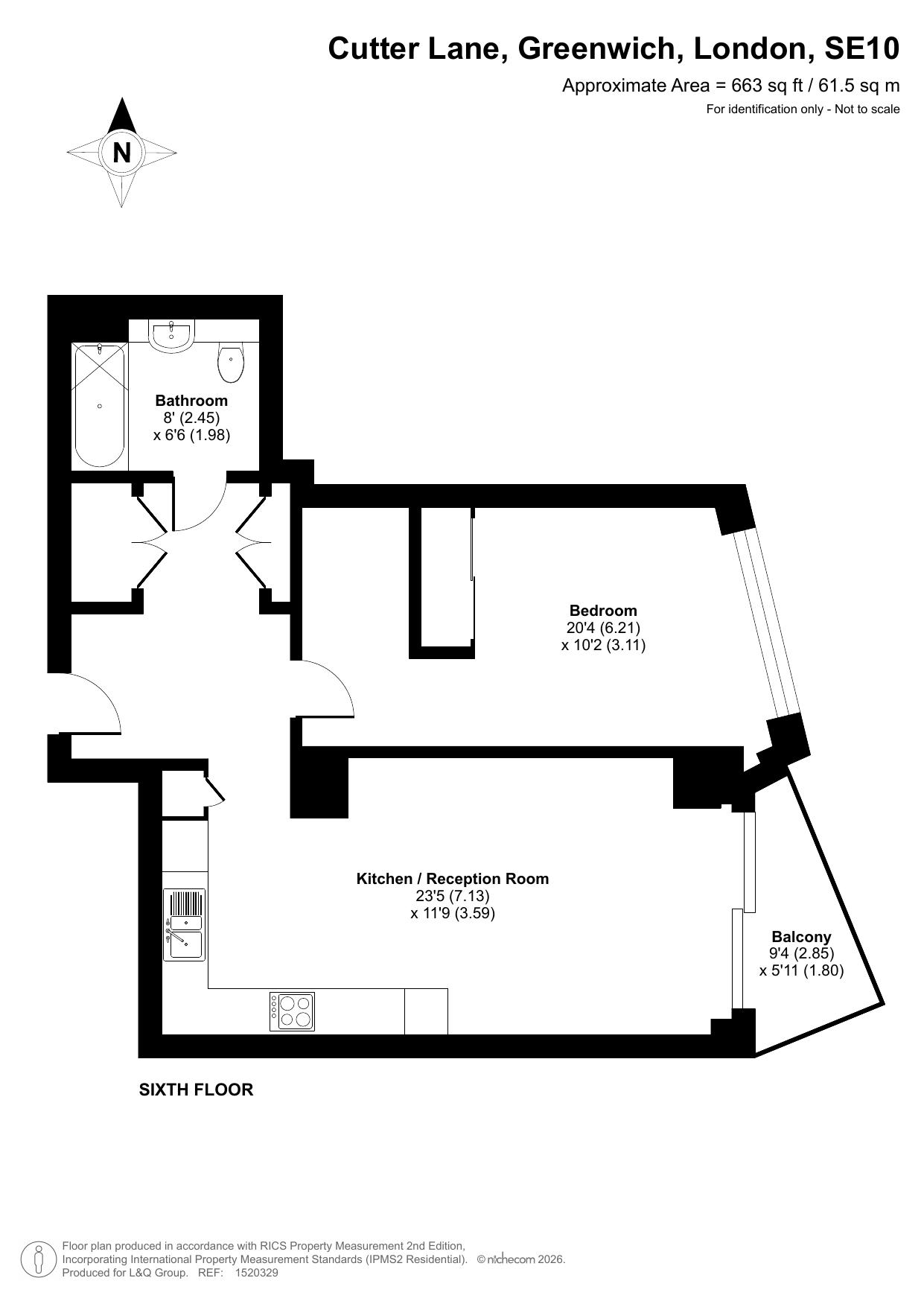 8 Cutter Lane, Greenwich floorplan