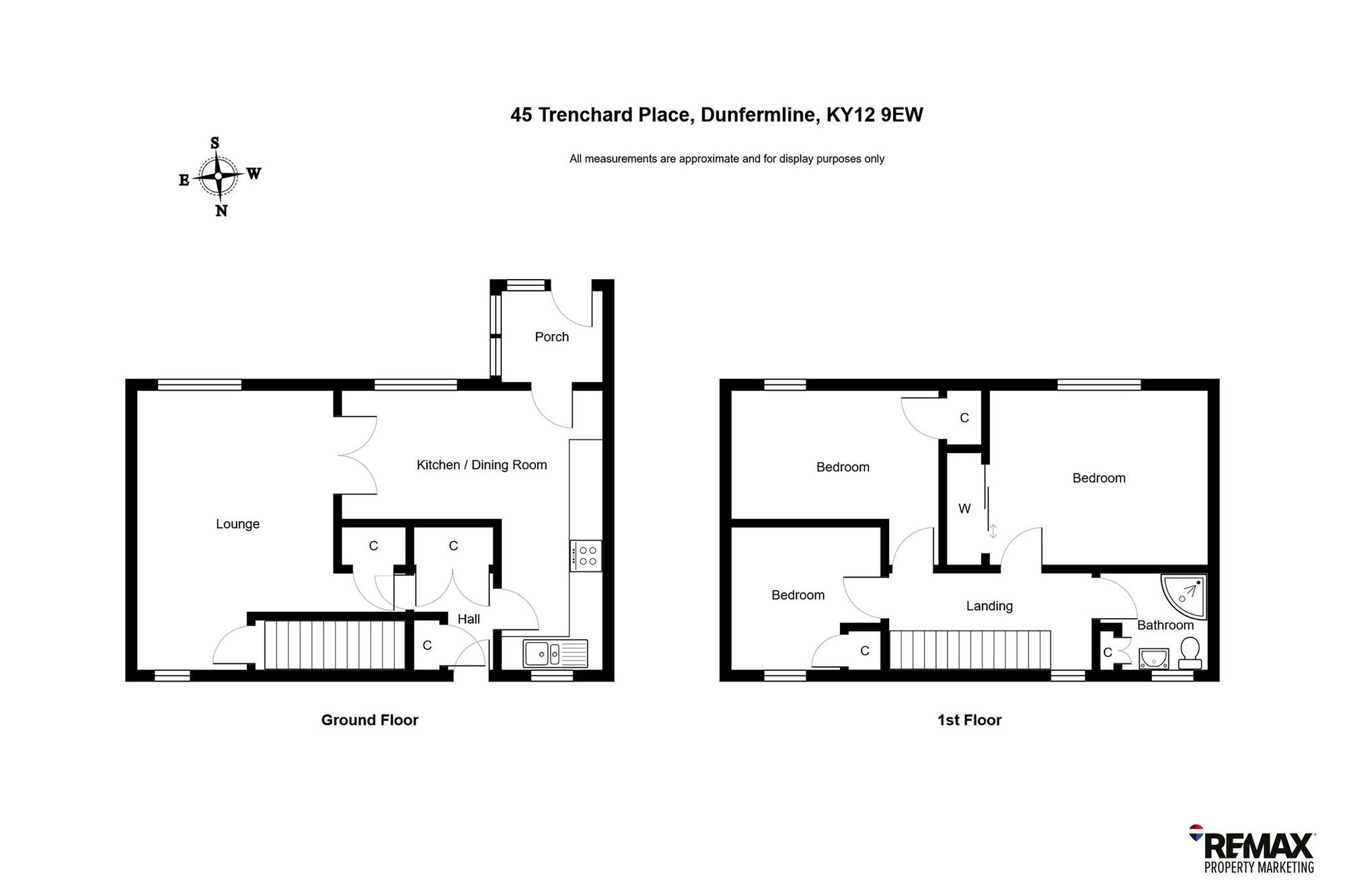 45 Trenchard Place, Dunfermline floorplan