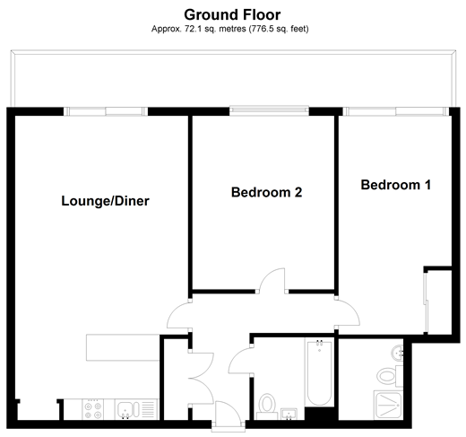 2 Bedrooms Flat for sale in Suez Way, Saltdean, East Sussex BN2