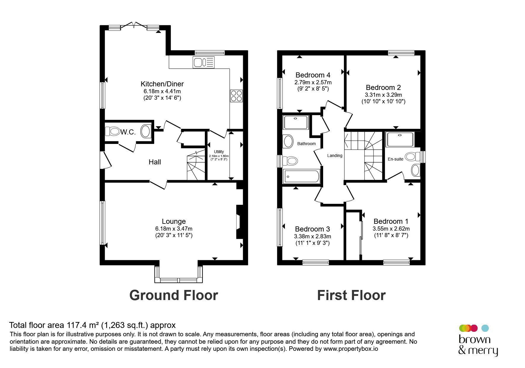 91, Kings Grove, Bedford floorplan