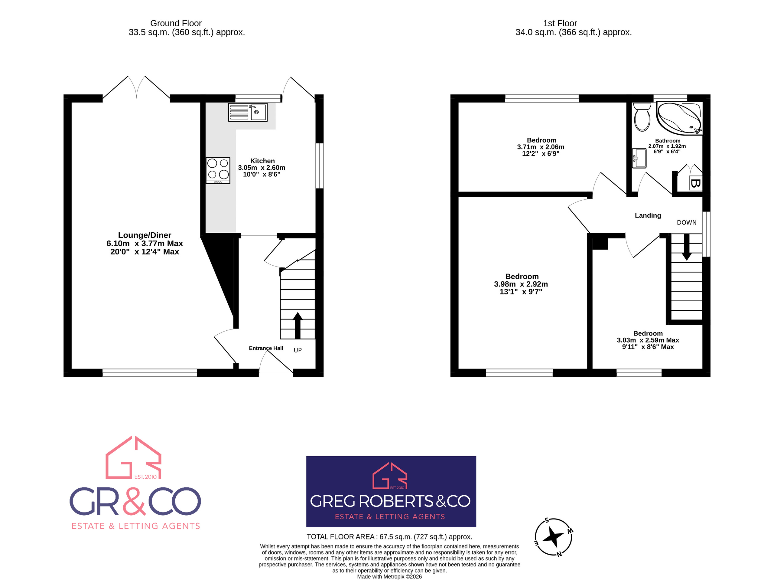 34 Glanhowy Street, Tredegar floorplan