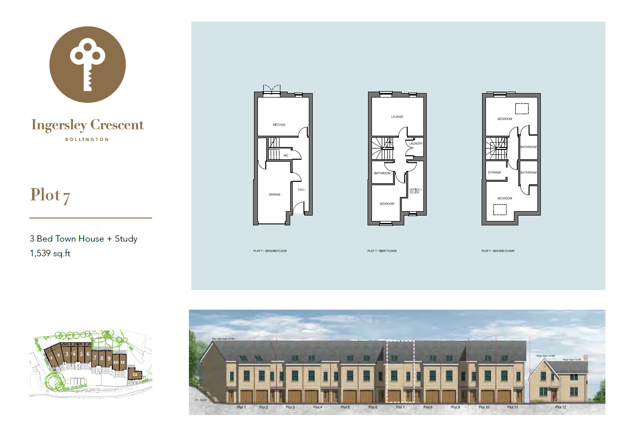 Ingersley Vale, Bollington, Macclesfield SK10, 3 bedroom town house for