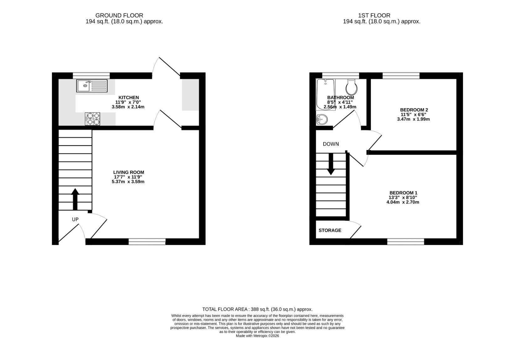 3, Church Drive, Gloucester floorplan