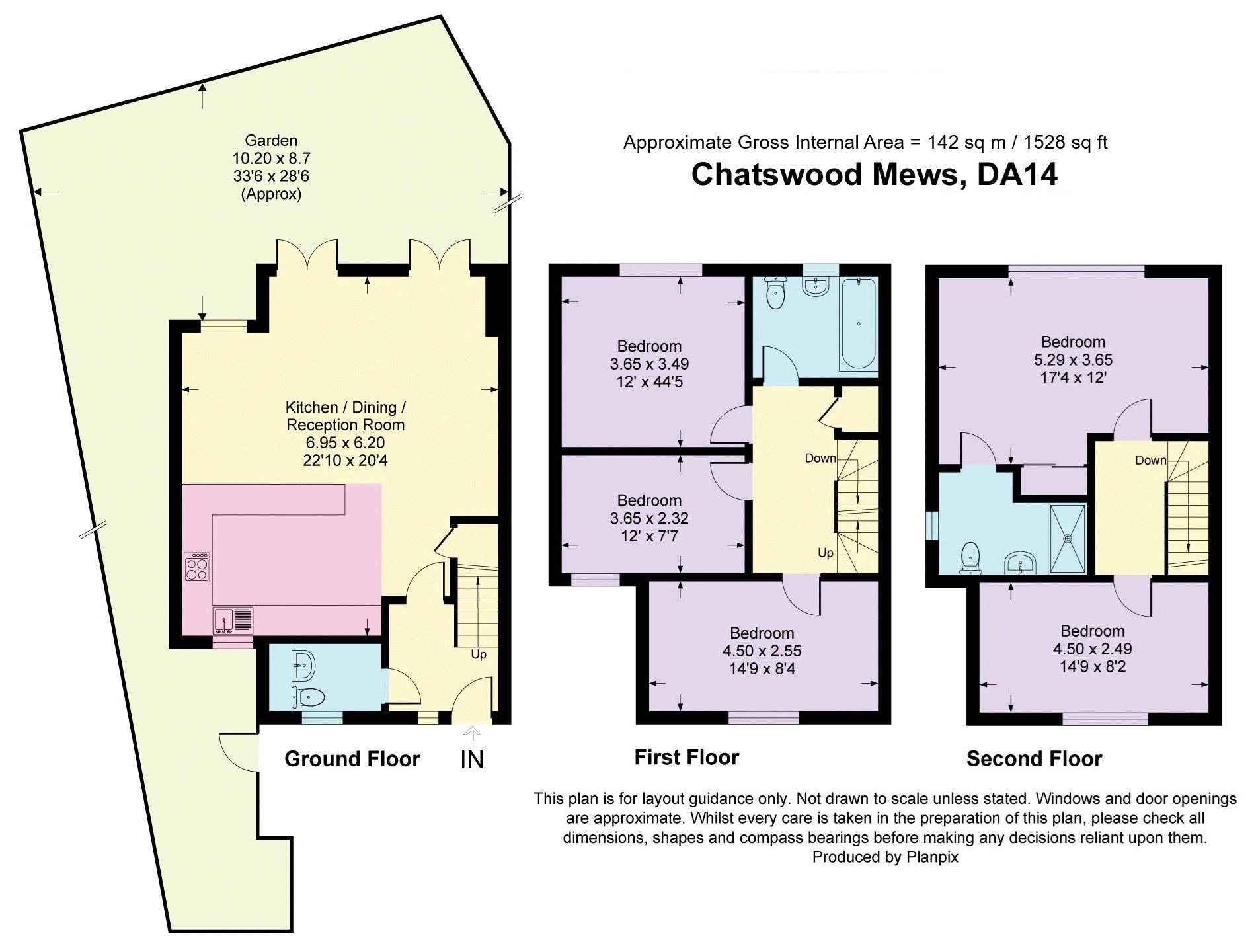 12, Chatswood Mews, Sidcup floorplan