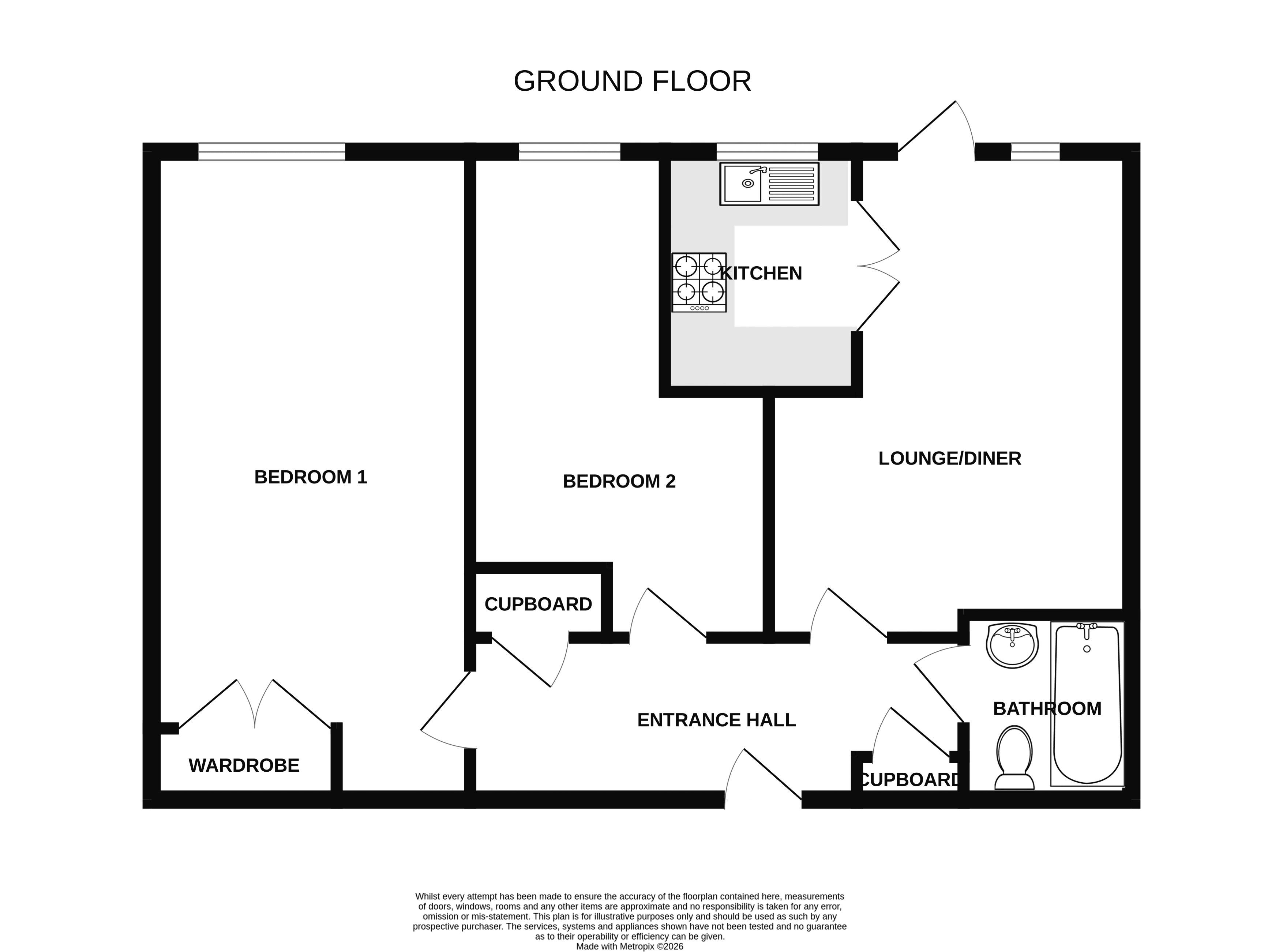 8 Atkinson Court, Havant Road, Cosham floorplan