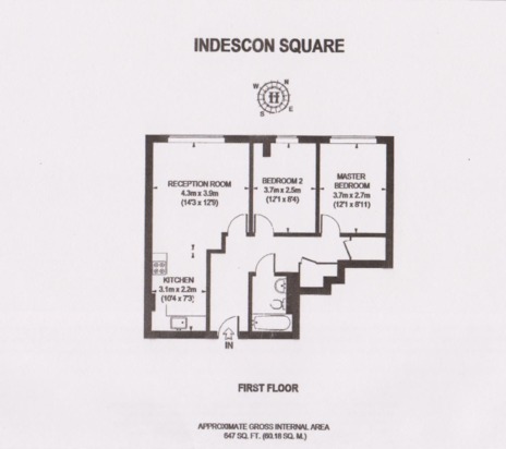 2 Bedrooms Flat to rent in Indescon Square, London E14