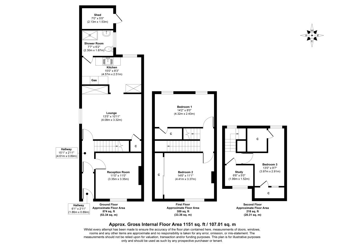15, Poplar Road, Bristol floorplan
