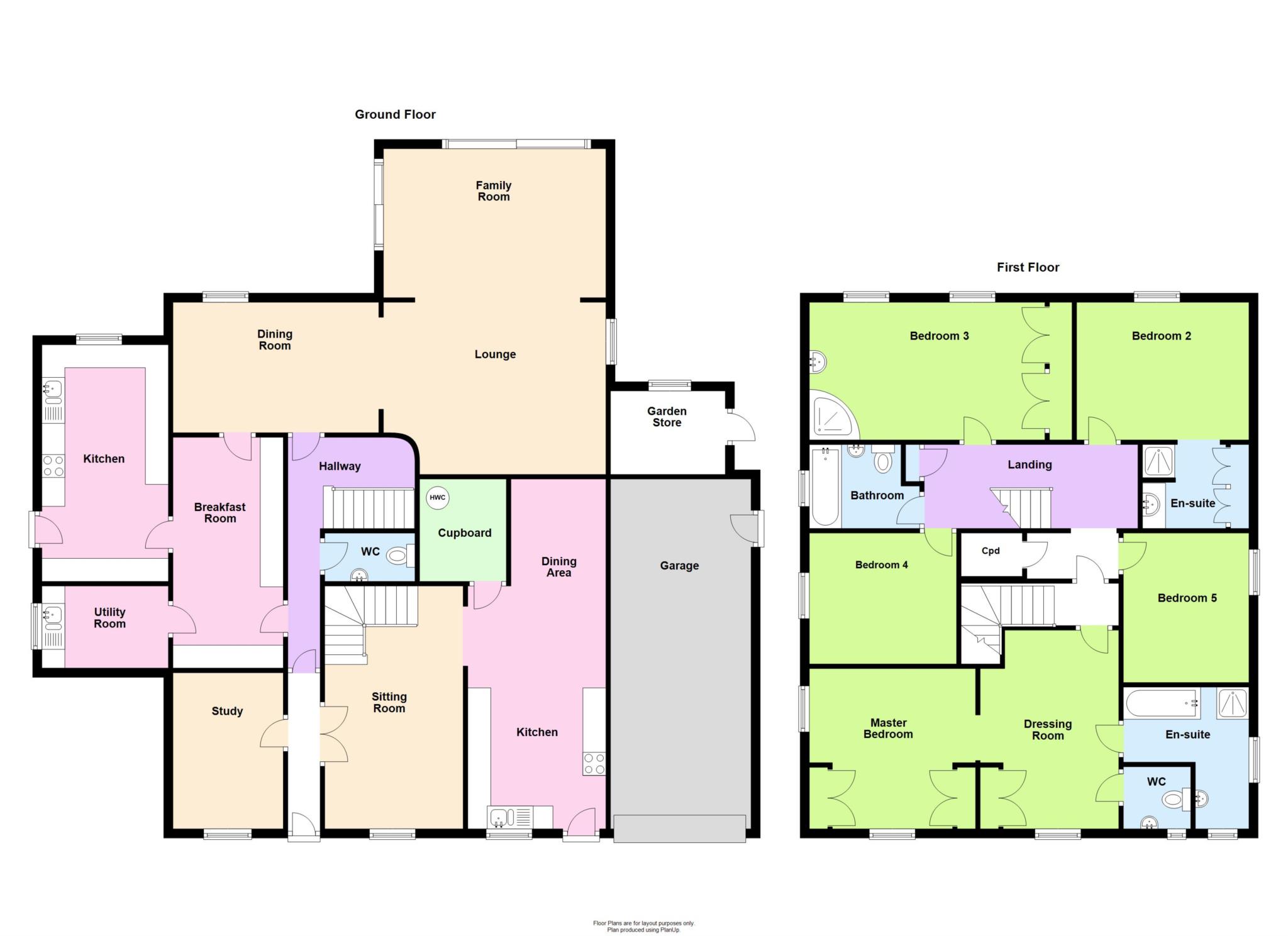 5 Bedrooms Detached house for sale in Copper Beech Way, Leighton Buzzard LU7