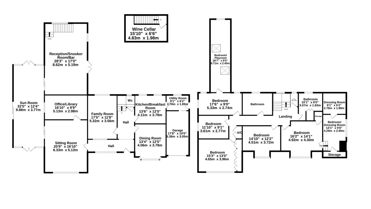 Woodside Cottage, 46, Wheelers Lane, Surrey floorplan