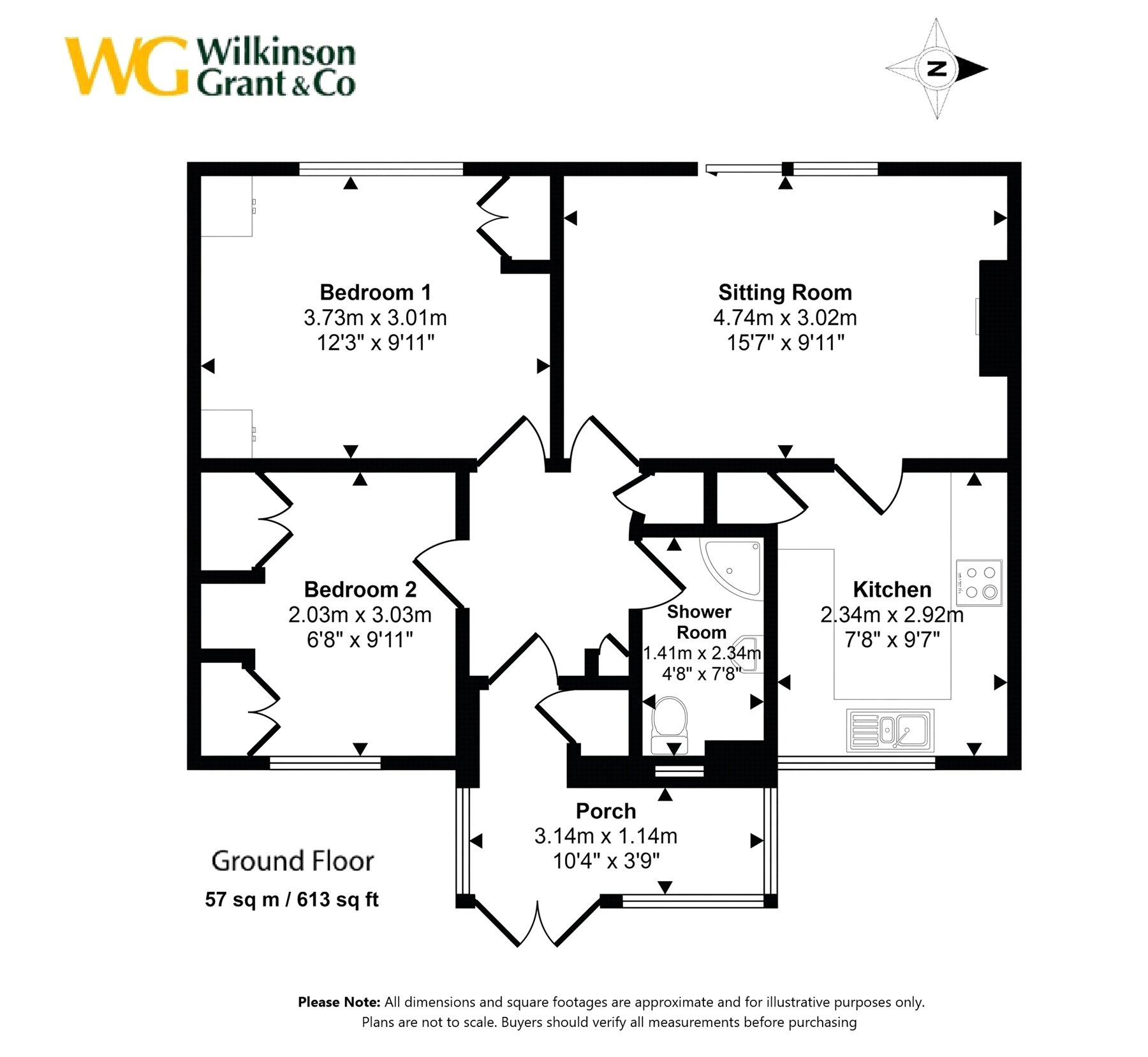 3 The Bungalows,, Monmouth Street, Topsham floorplan