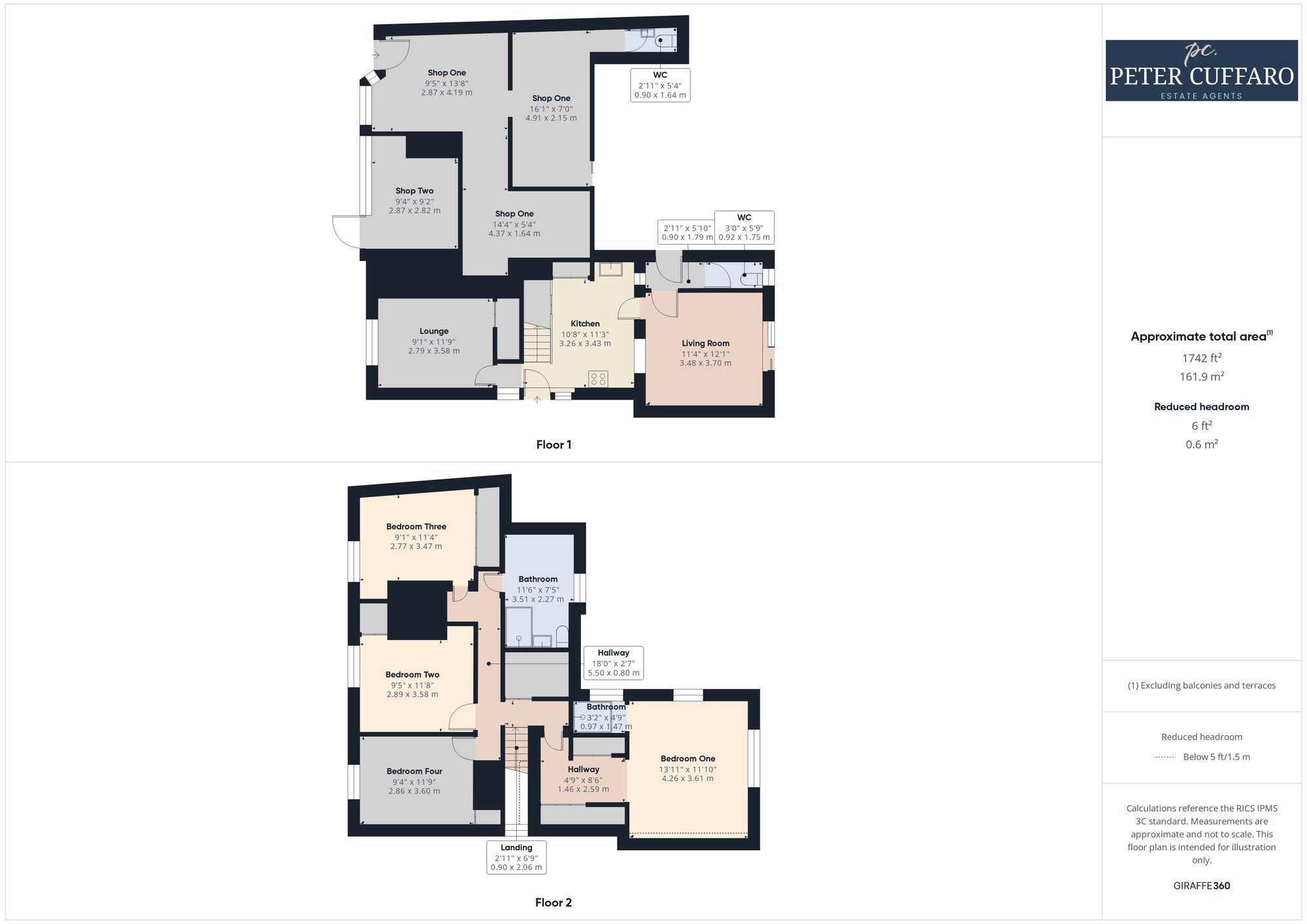 More Than Balloons, Ware floorplan