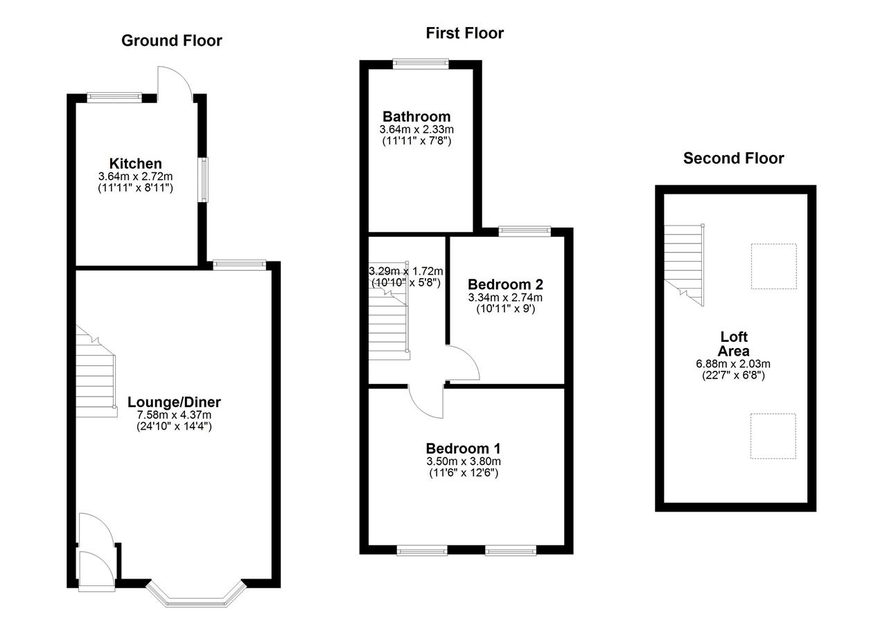 162, Hatton Road, Bedfont floorplan