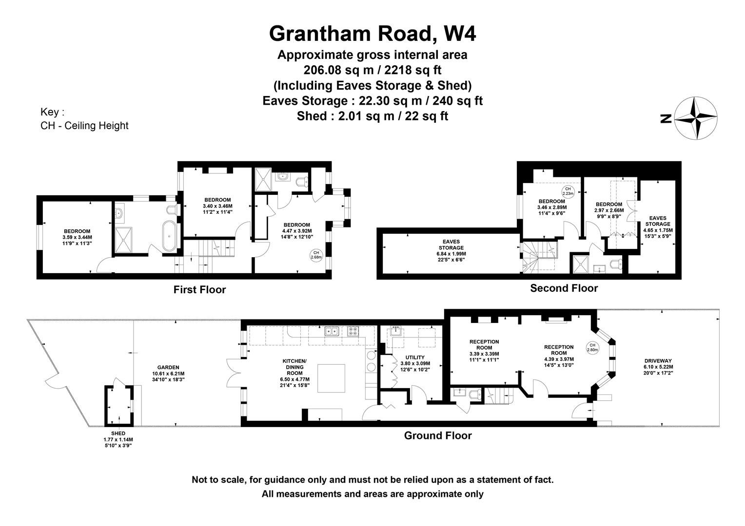 6, Grantham Road, London floorplan