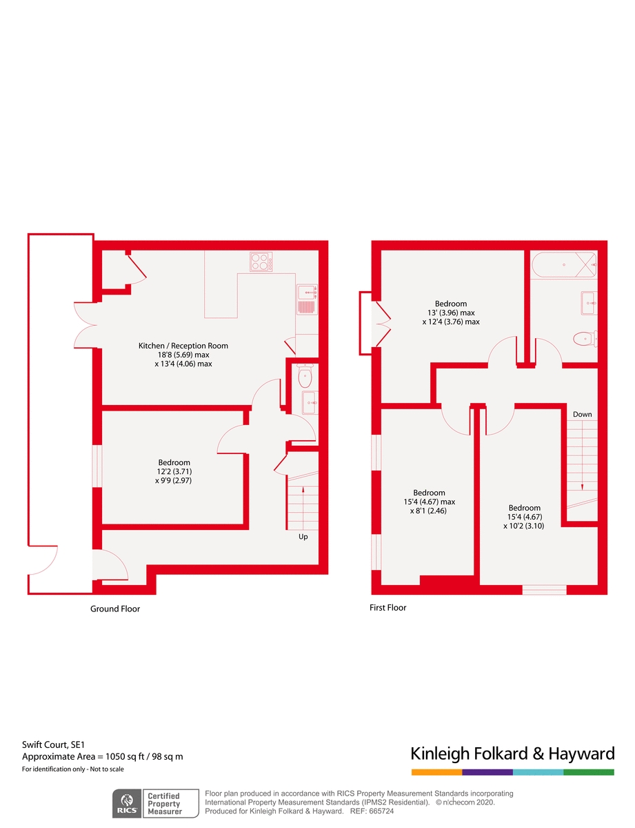 Flat 2 Swift Court,, Alma Grove, London floorplan