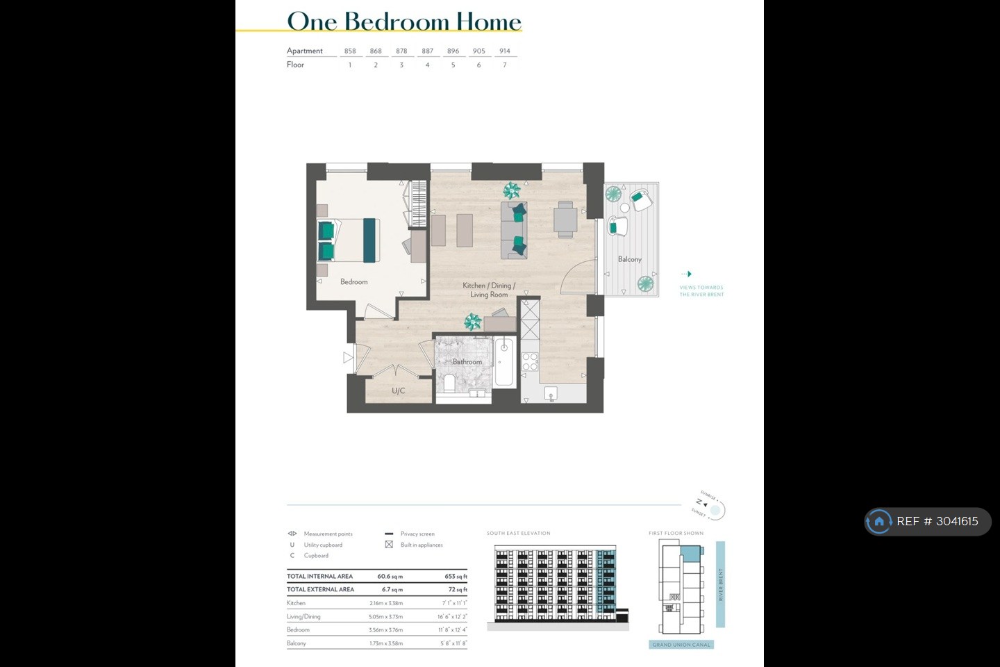 Apartment, Bow House Quay Walk, Wembley floorplan