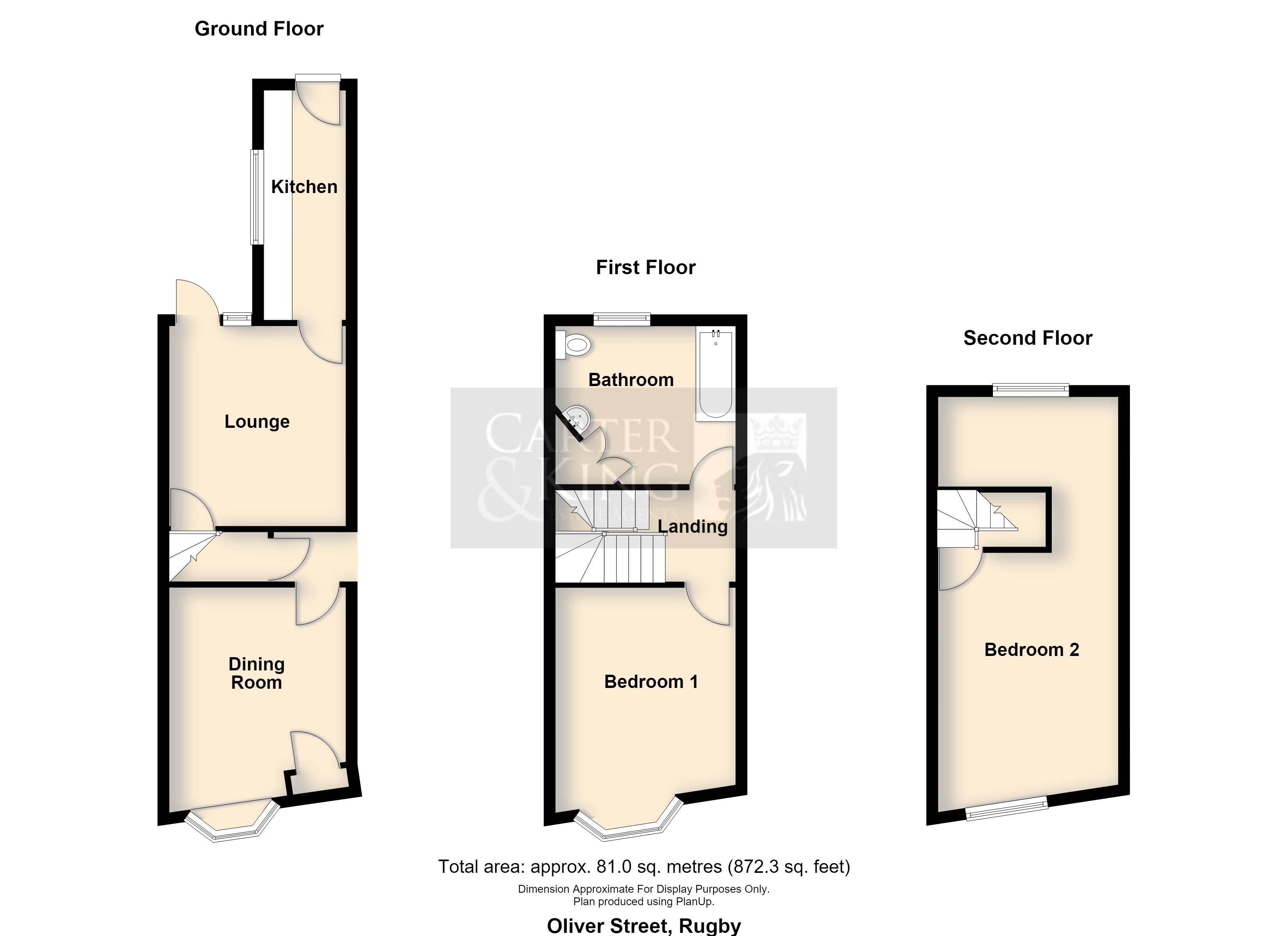 40, Oliver Street, Rugby floorplan