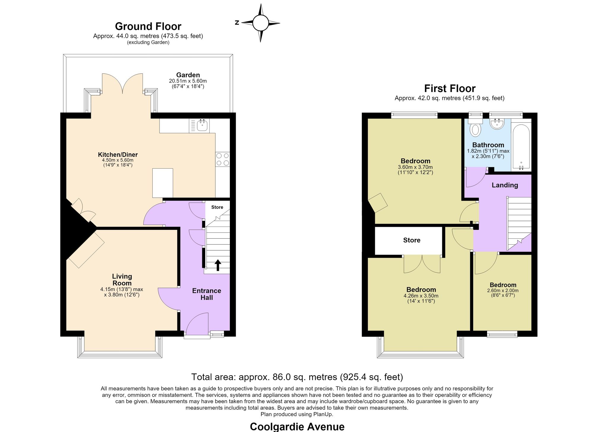 46 Coolgardie Avenue, Highams Park floorplan