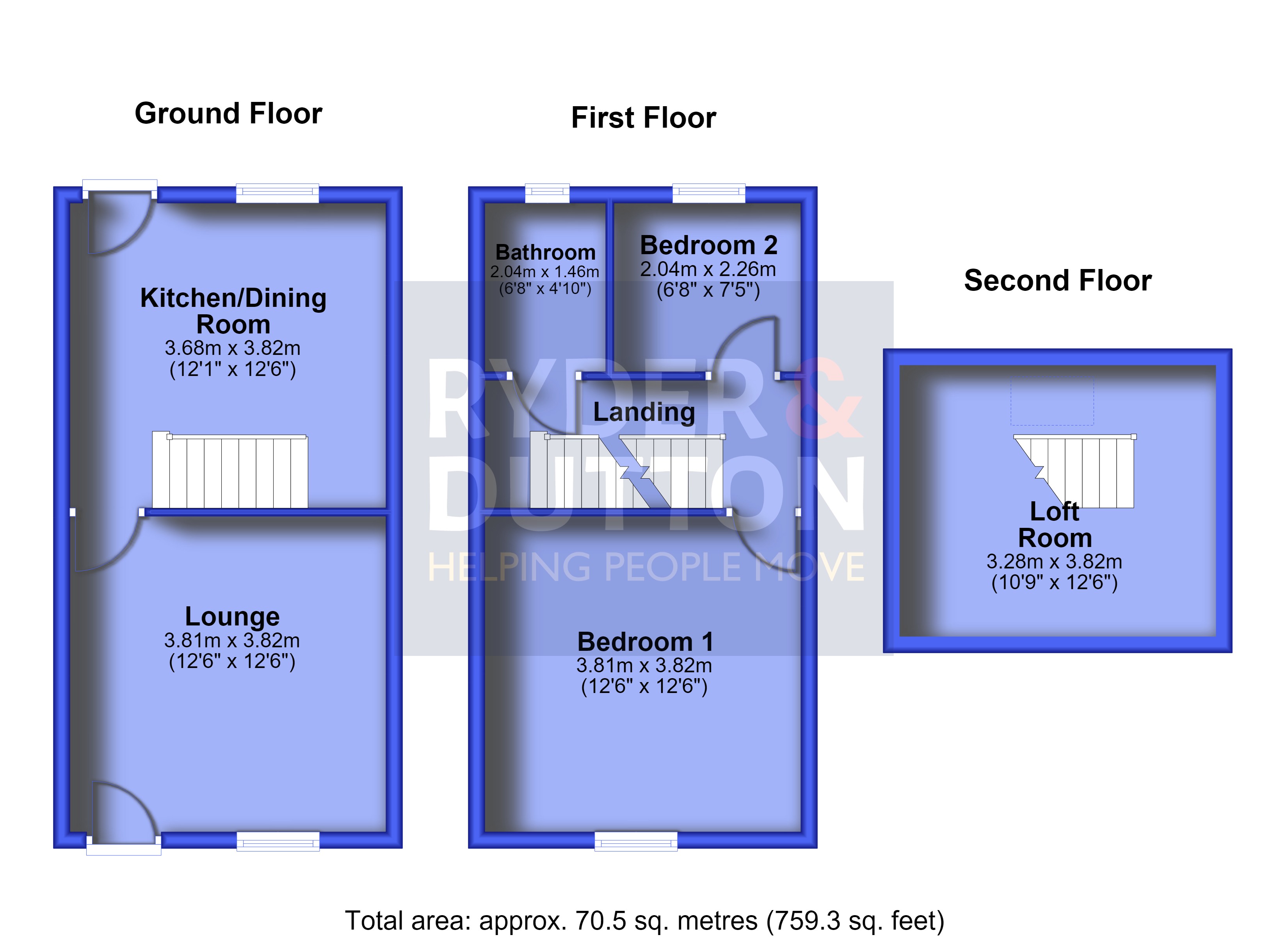 16, Woolley Bridge Road, Glossop floorplan