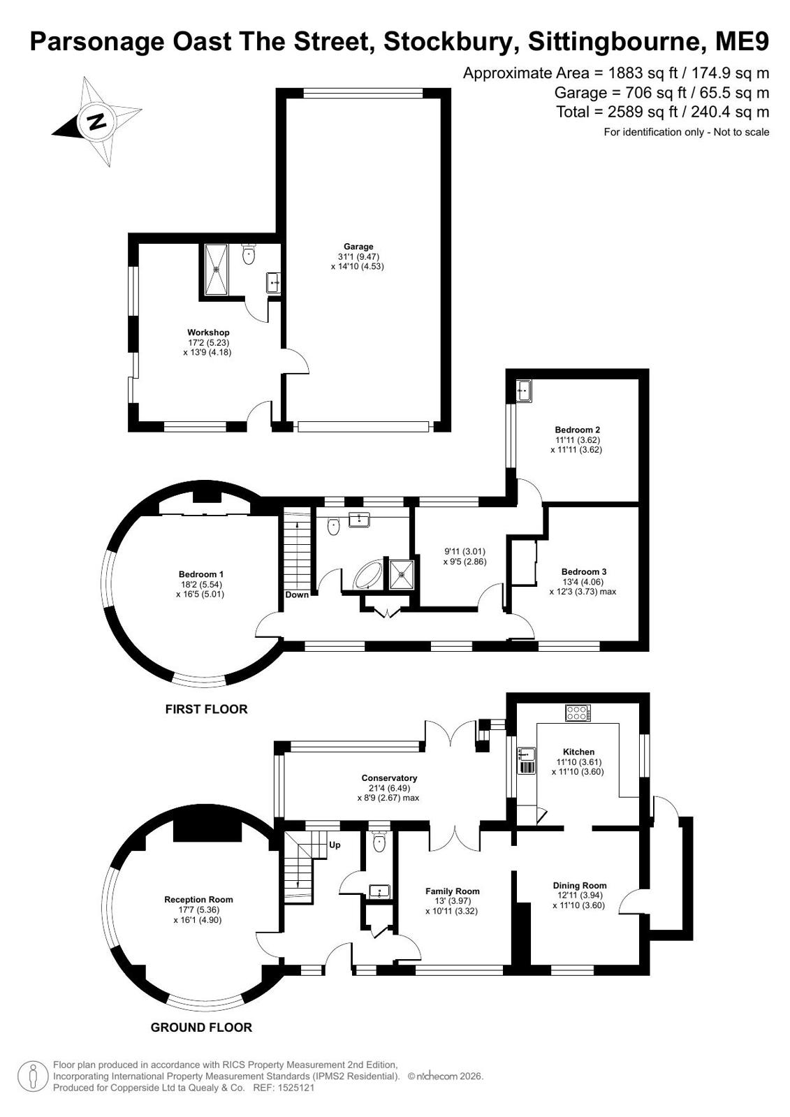 Parsonage Oast,, The Street, Sittingbourne floorplan