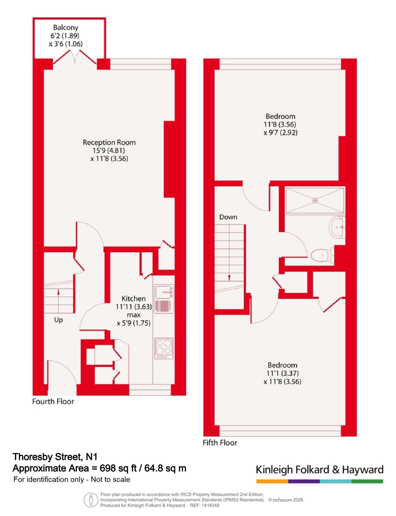 79 Buxton Court,, Thoresby Street, London floorplan