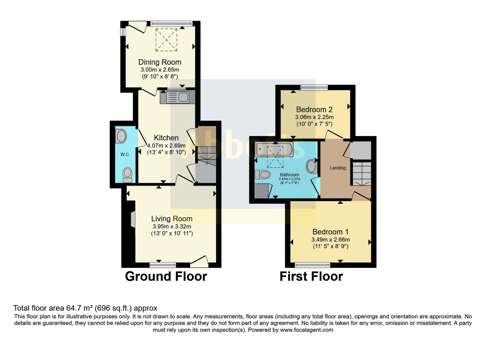 37, High Street, Sudbury floorplan