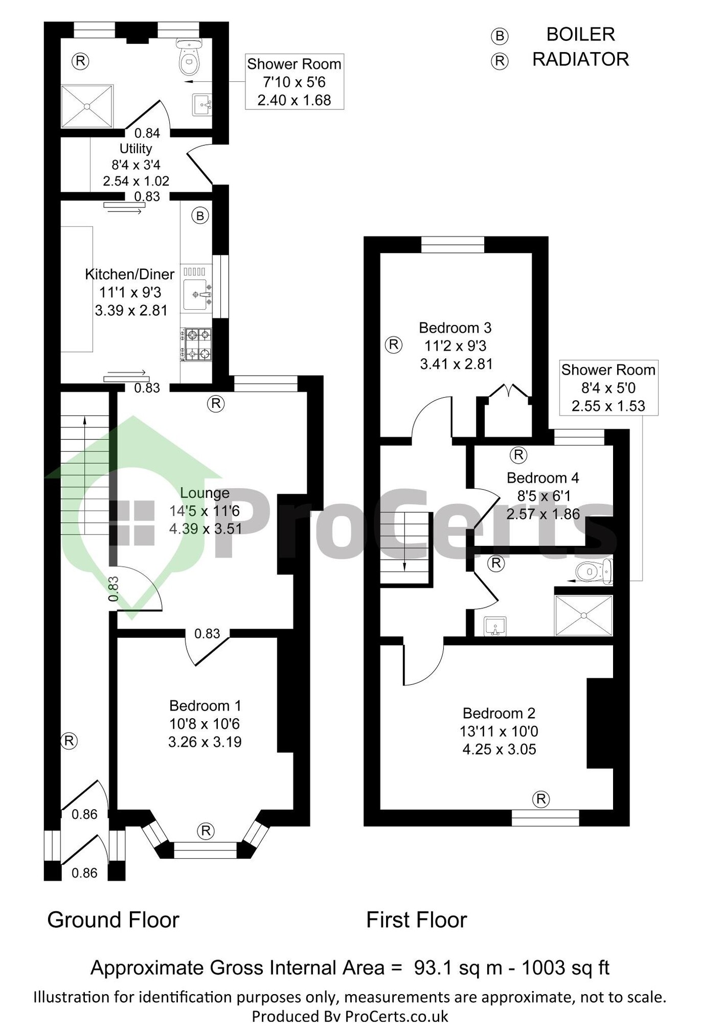 138, Ludlow Road, Southamton floorplan