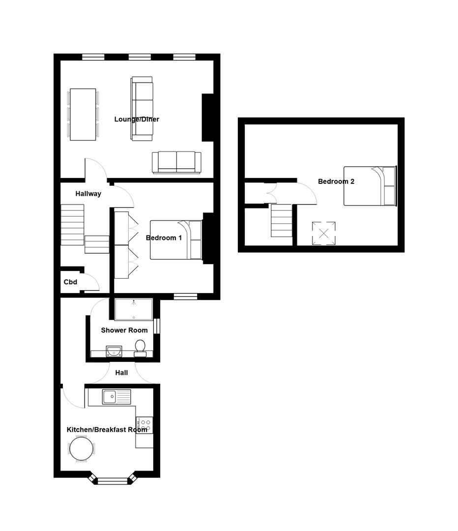 2b, Moorland Road, Plymouth floorplan