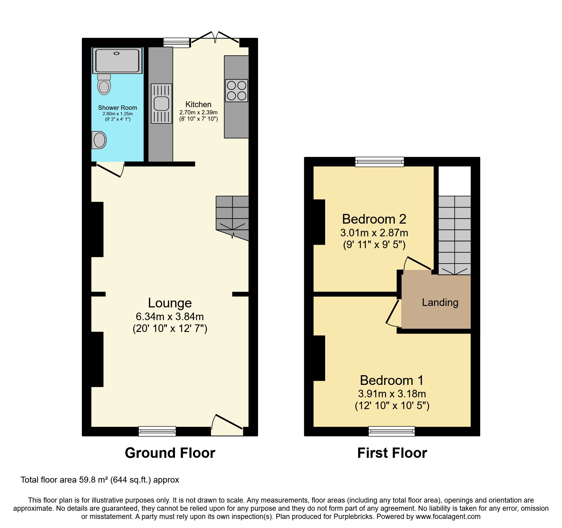 6, School Road, Southampton floorplan