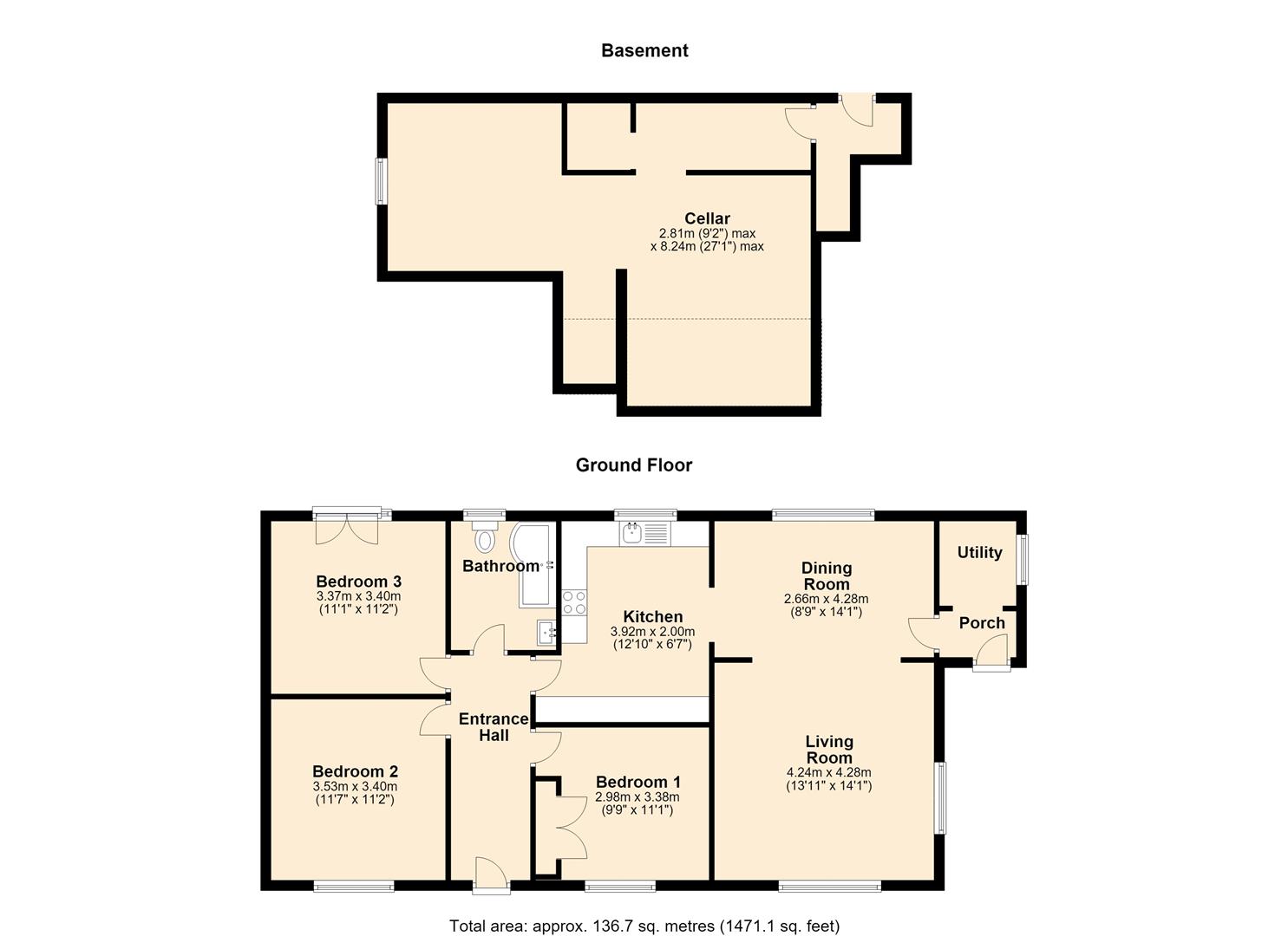 Hill Crest, Dicks Pitch, Hereford floorplan