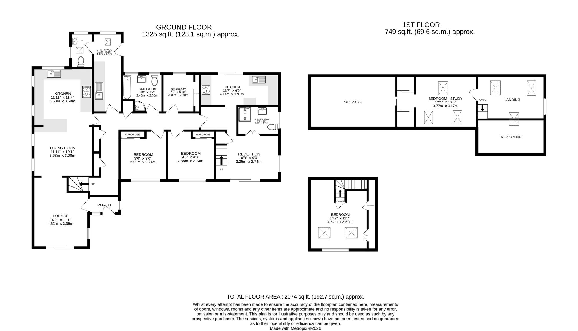 Penrhiw Trewent Hill, Pembroke floorplan