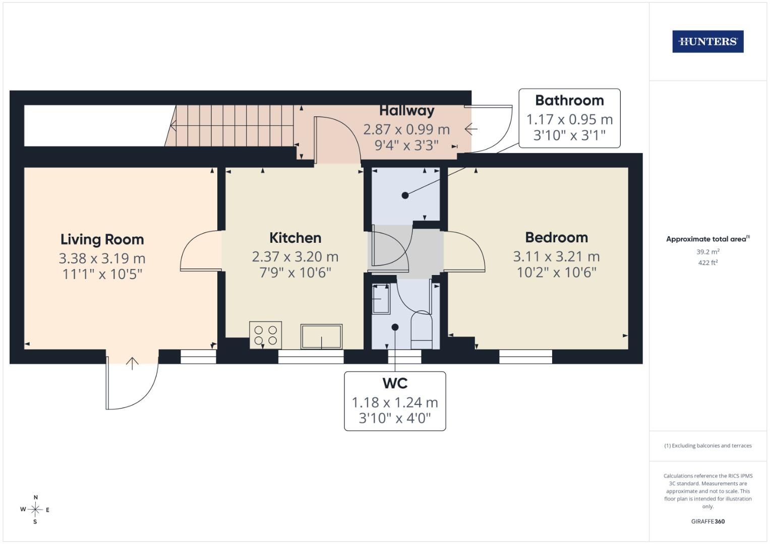 2E, Ascupart Street, Southampton floorplan