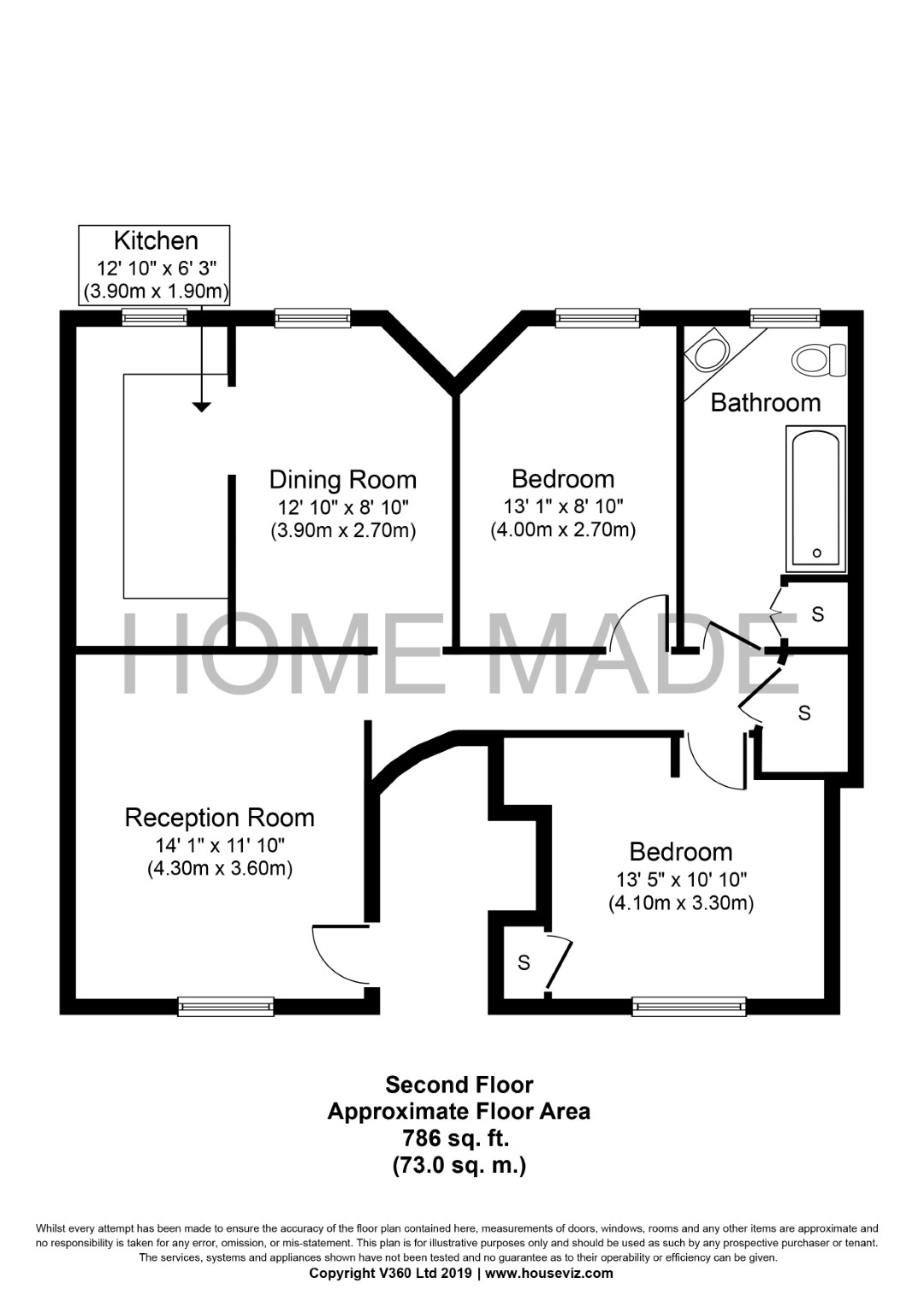 2 Bedrooms Flat to rent in Wilmot Street, Bethnal Green E2