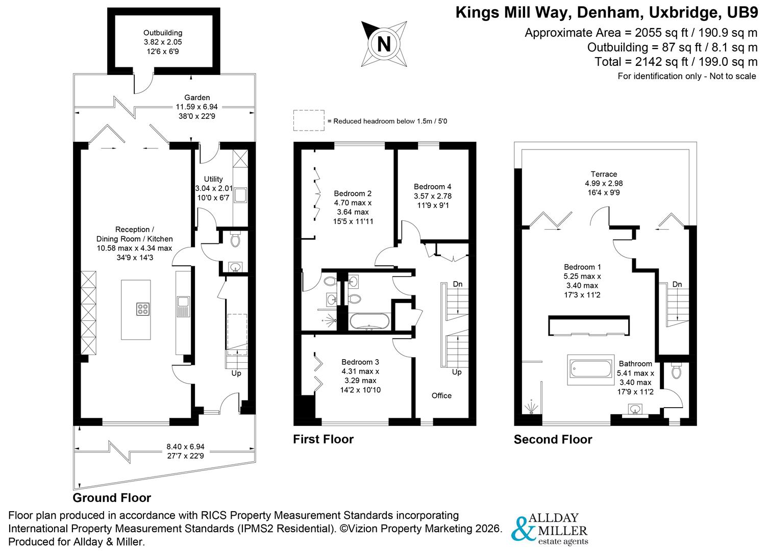 Kings Mill Way, Uxbridge floorplan