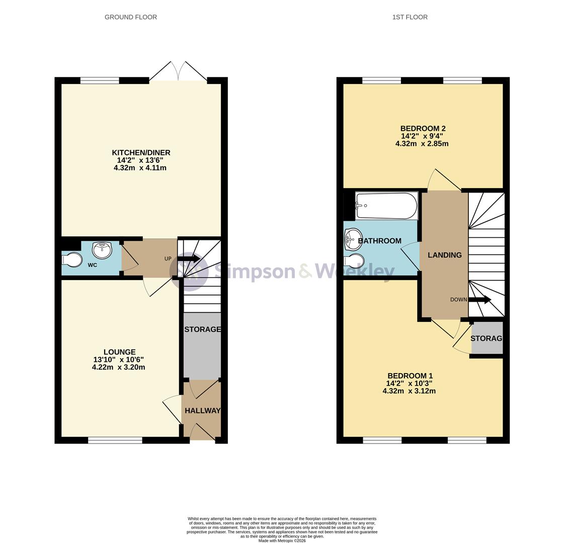 Plot 233, Fitzhugh Rise, Wellingborough floorplan