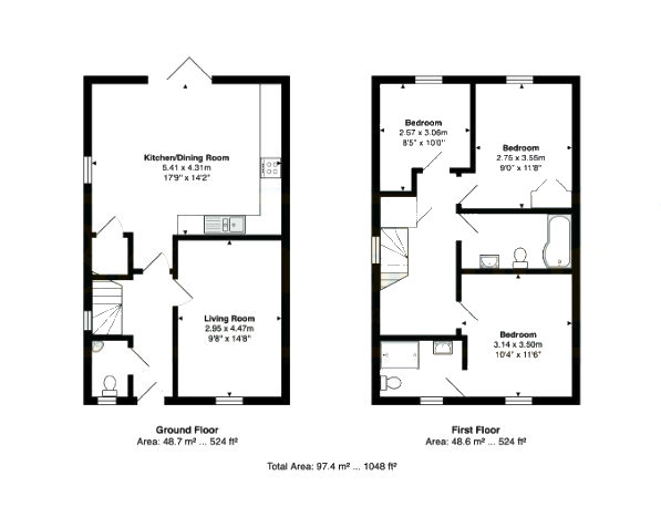 Fox Cottage, 19A, New Road, Woolmer Green floorplan