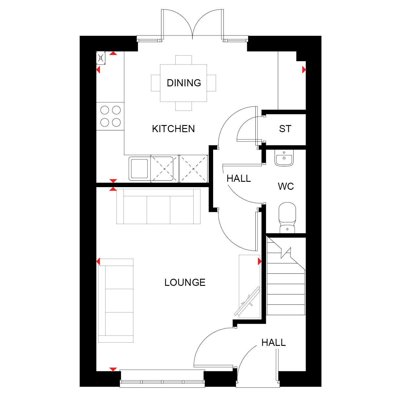 2 Bedrooms Semi-detached house for sale in 