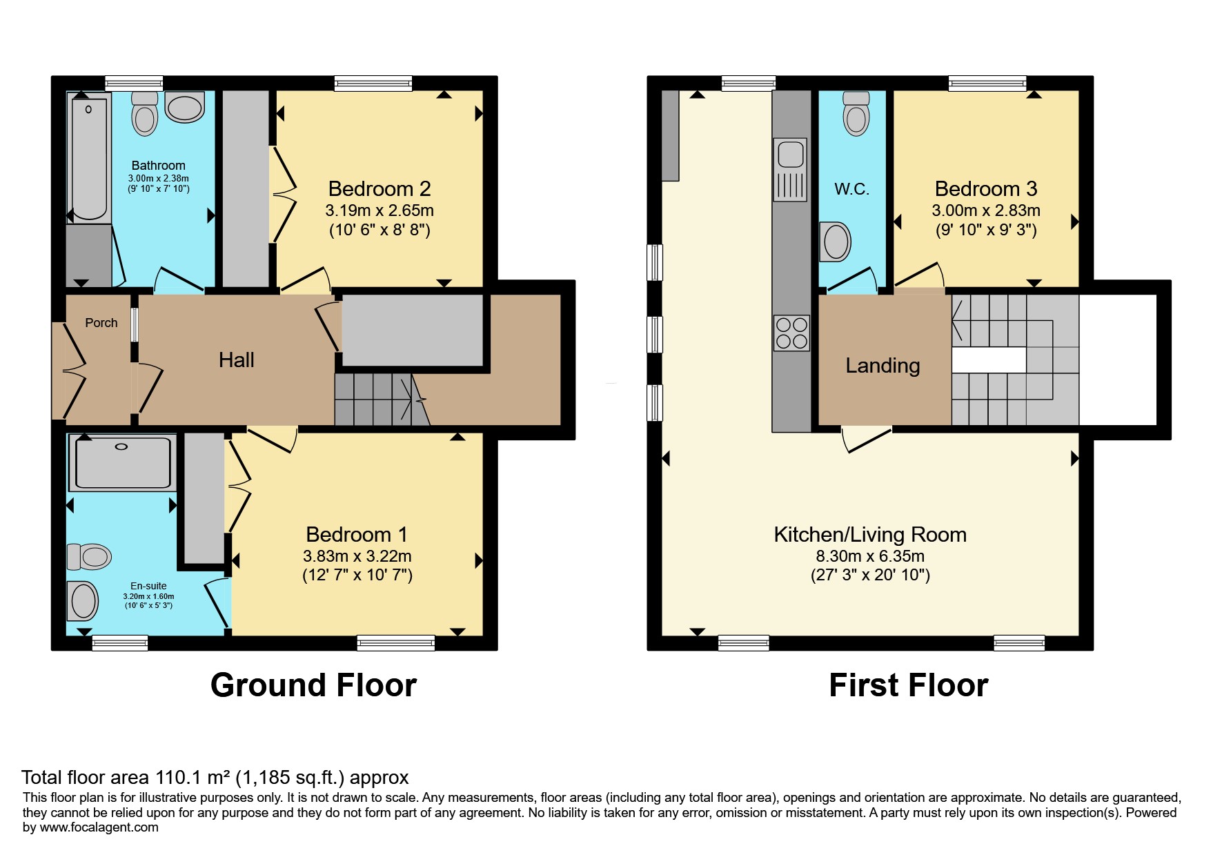 2, Kirk Brae, Maybole floorplan