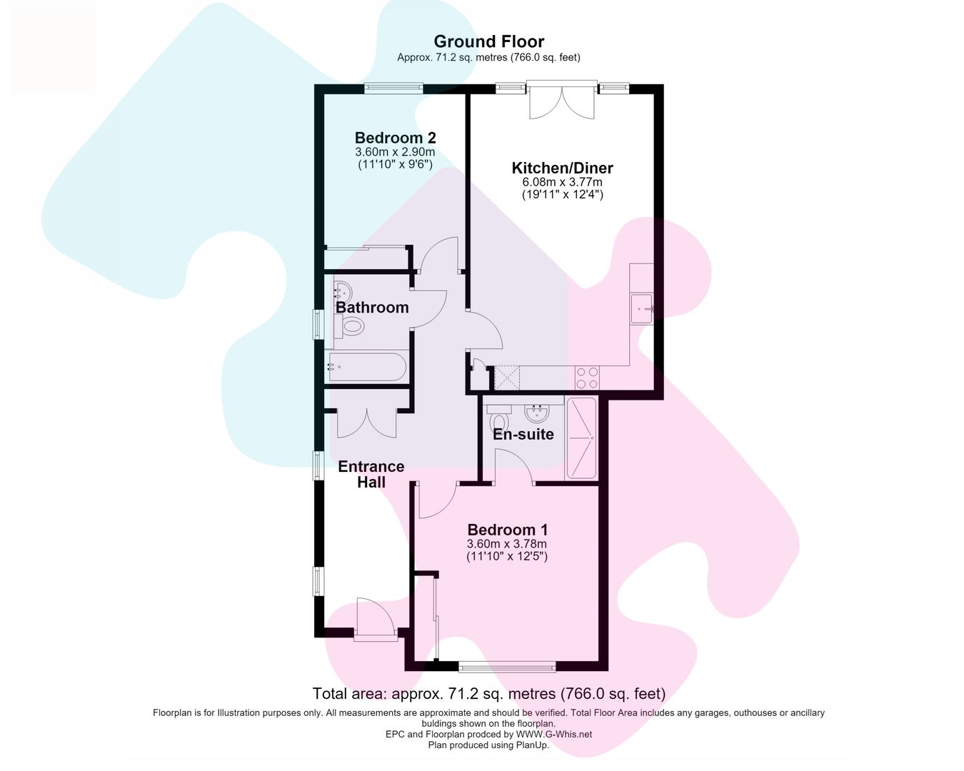 14, Meadows Drive, CAMBERLEY floorplan