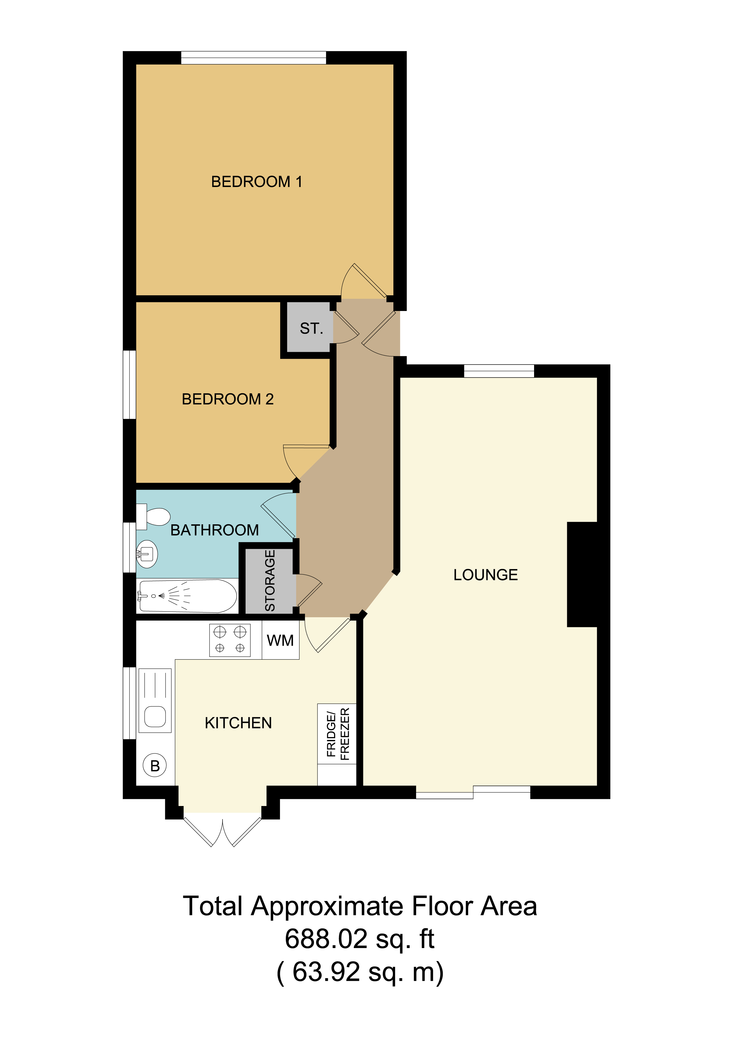 42, Hilary Crescent, Essex floorplan