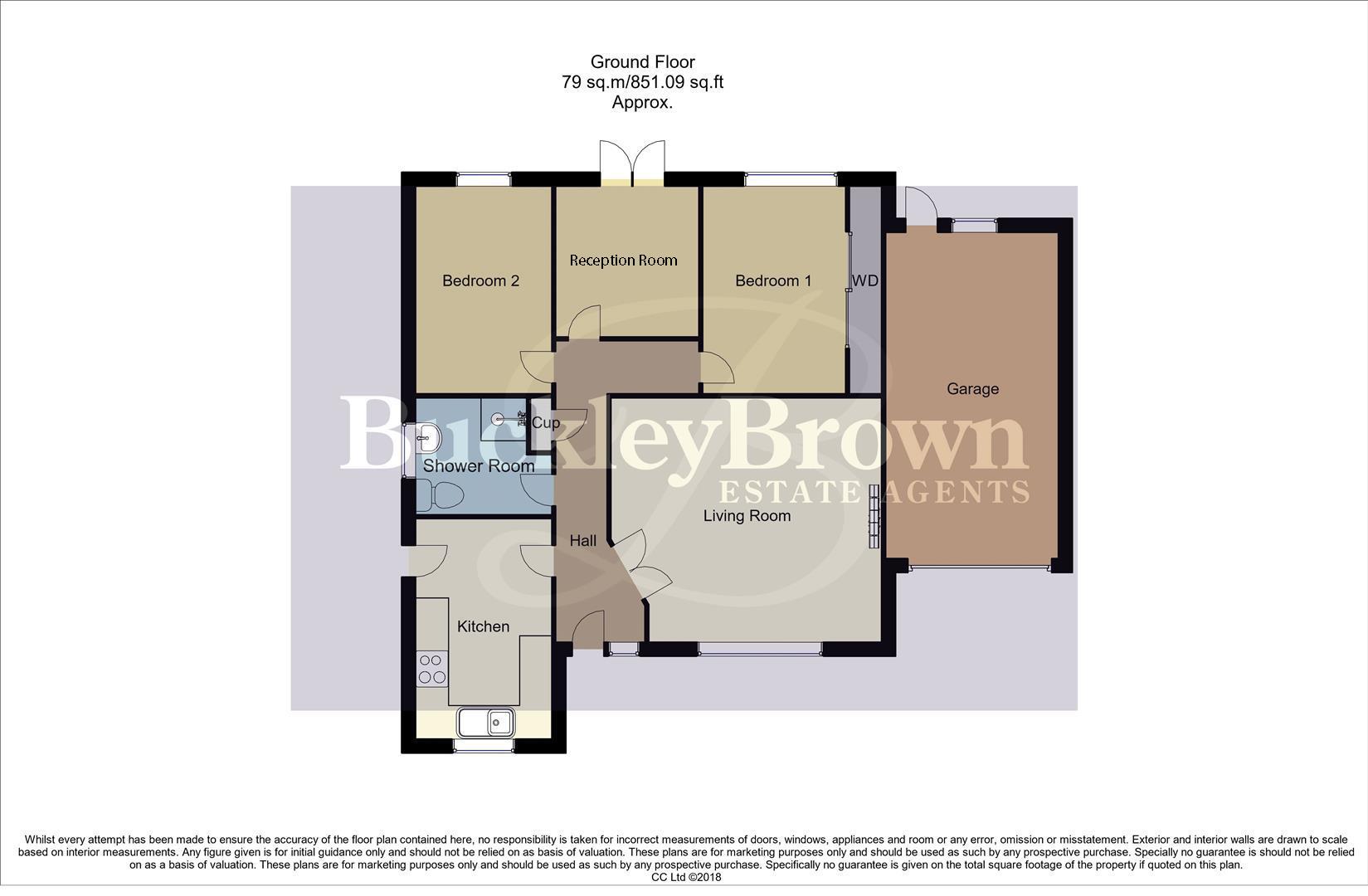 2A, Top Sandy Lane, Mansfield floorplan