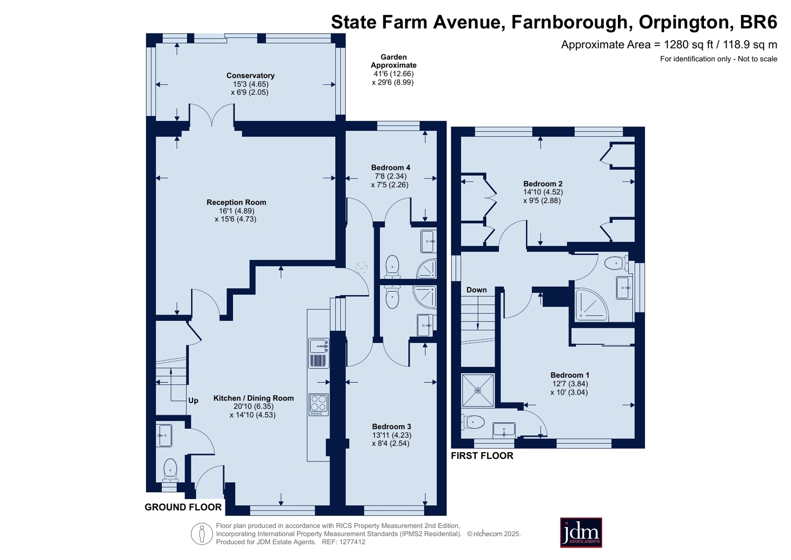 16, State Farm Avenue, Orpington floorplan