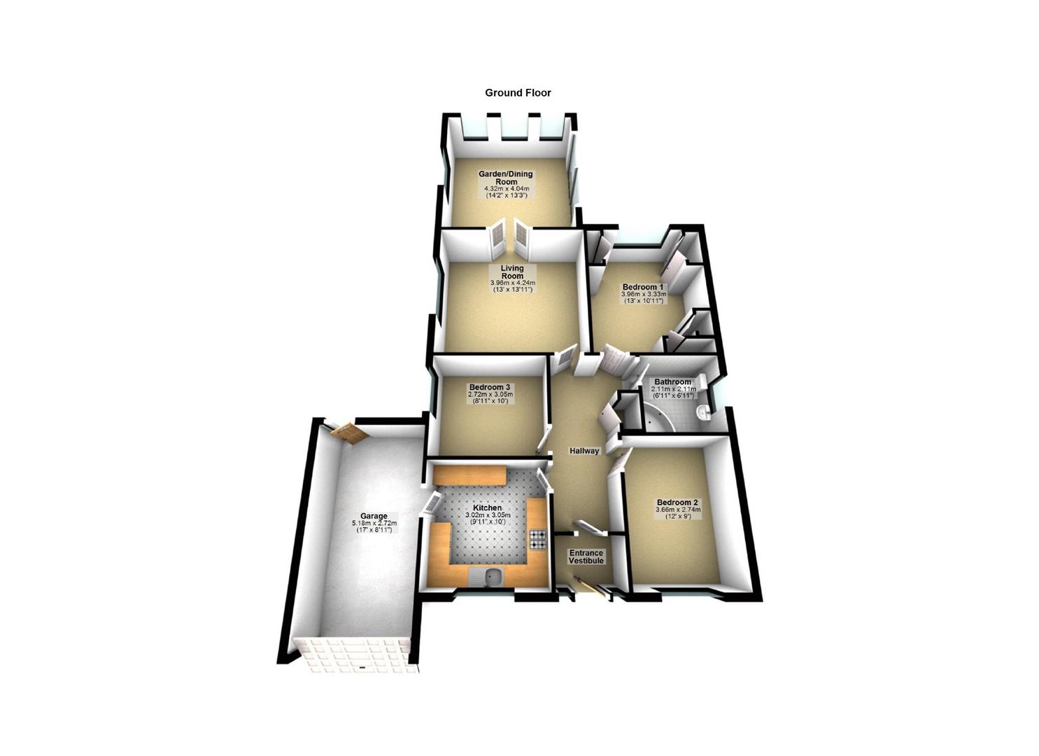 115, Lyndale Drive, Wrenthorpe floorplan