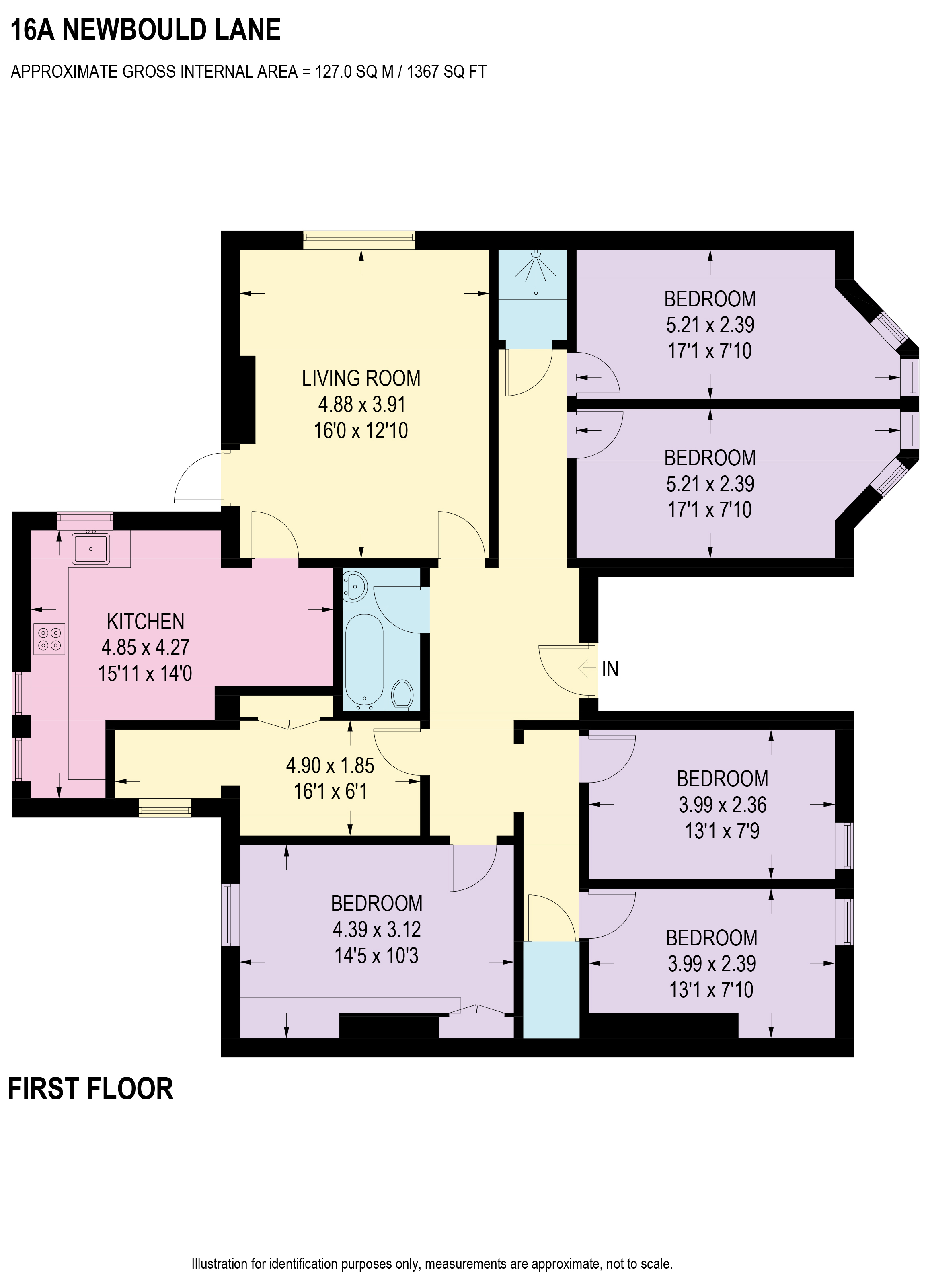 5 Bedrooms Flat to rent in 16A Newbould Lane, Broomhill, Sheffield S10