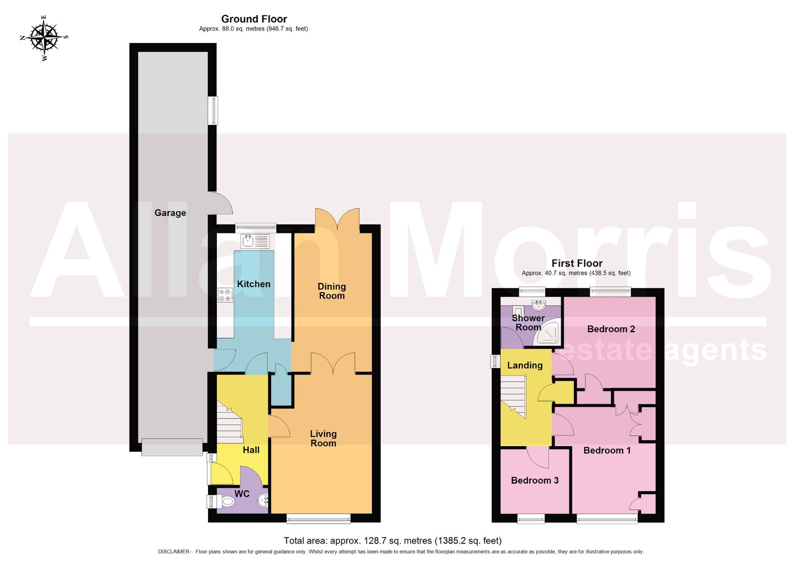116, Columbia Drive, Worcester floorplan