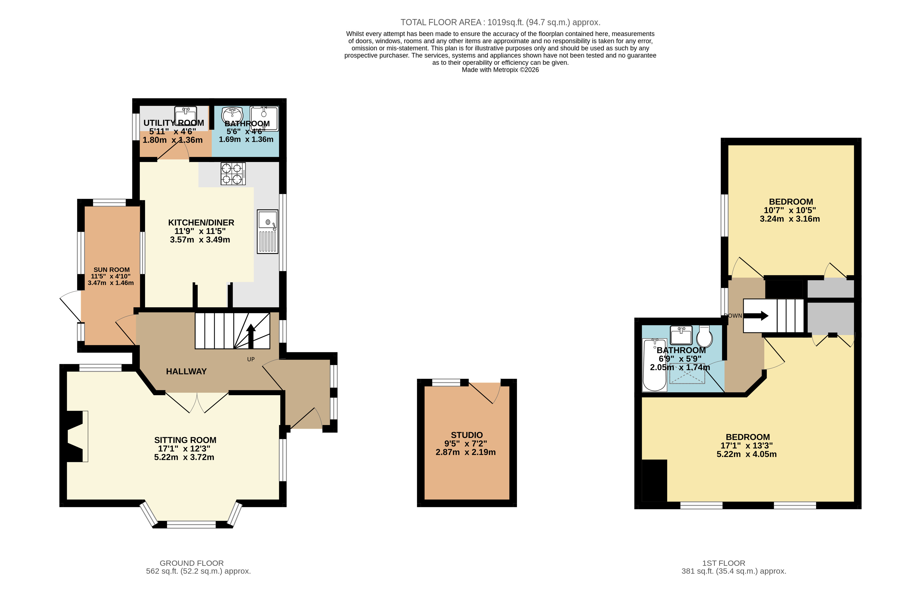 18, Sunnyside, Bristol, City of floorplan