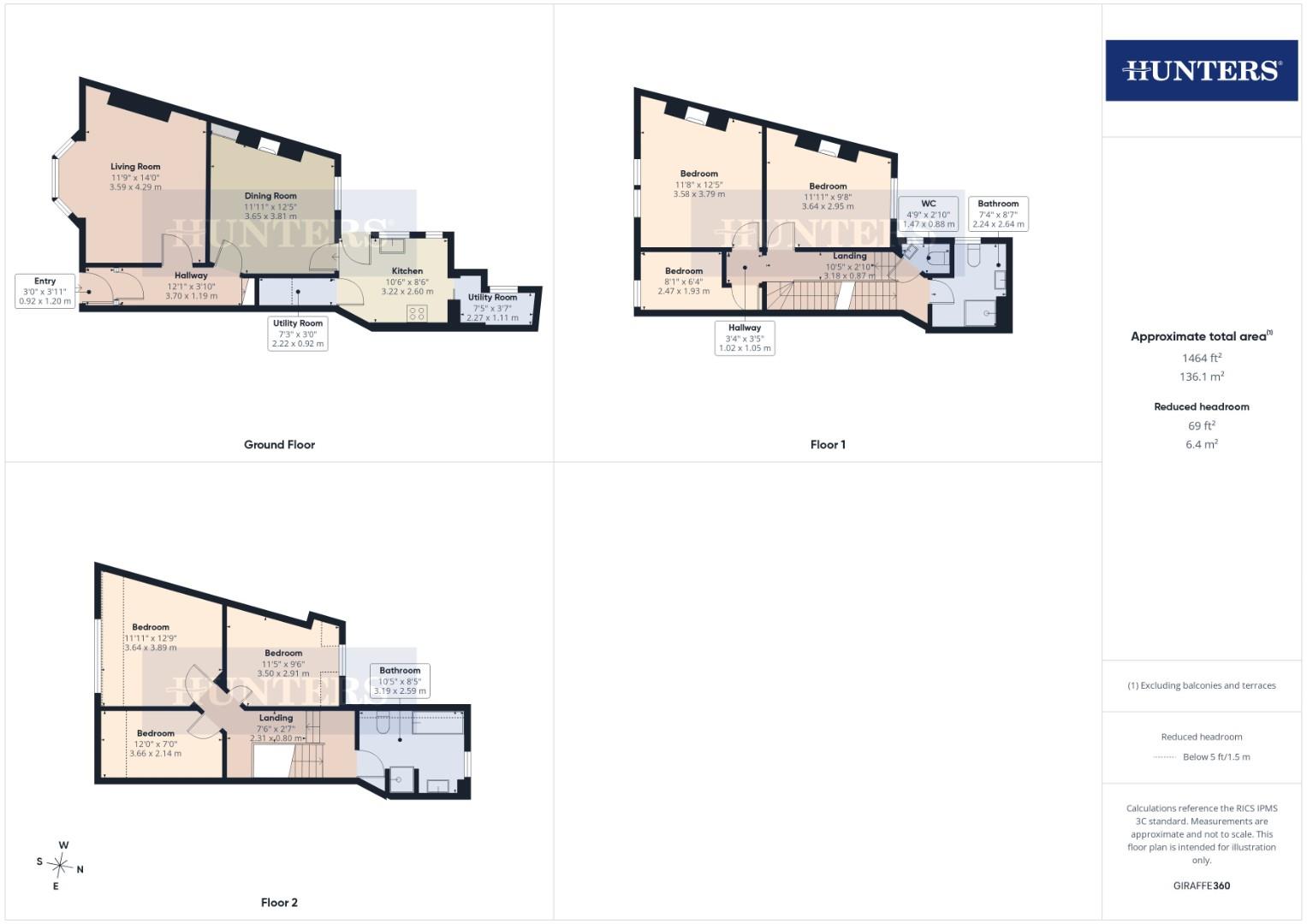 64, Richmond Street, Bridlington floorplan