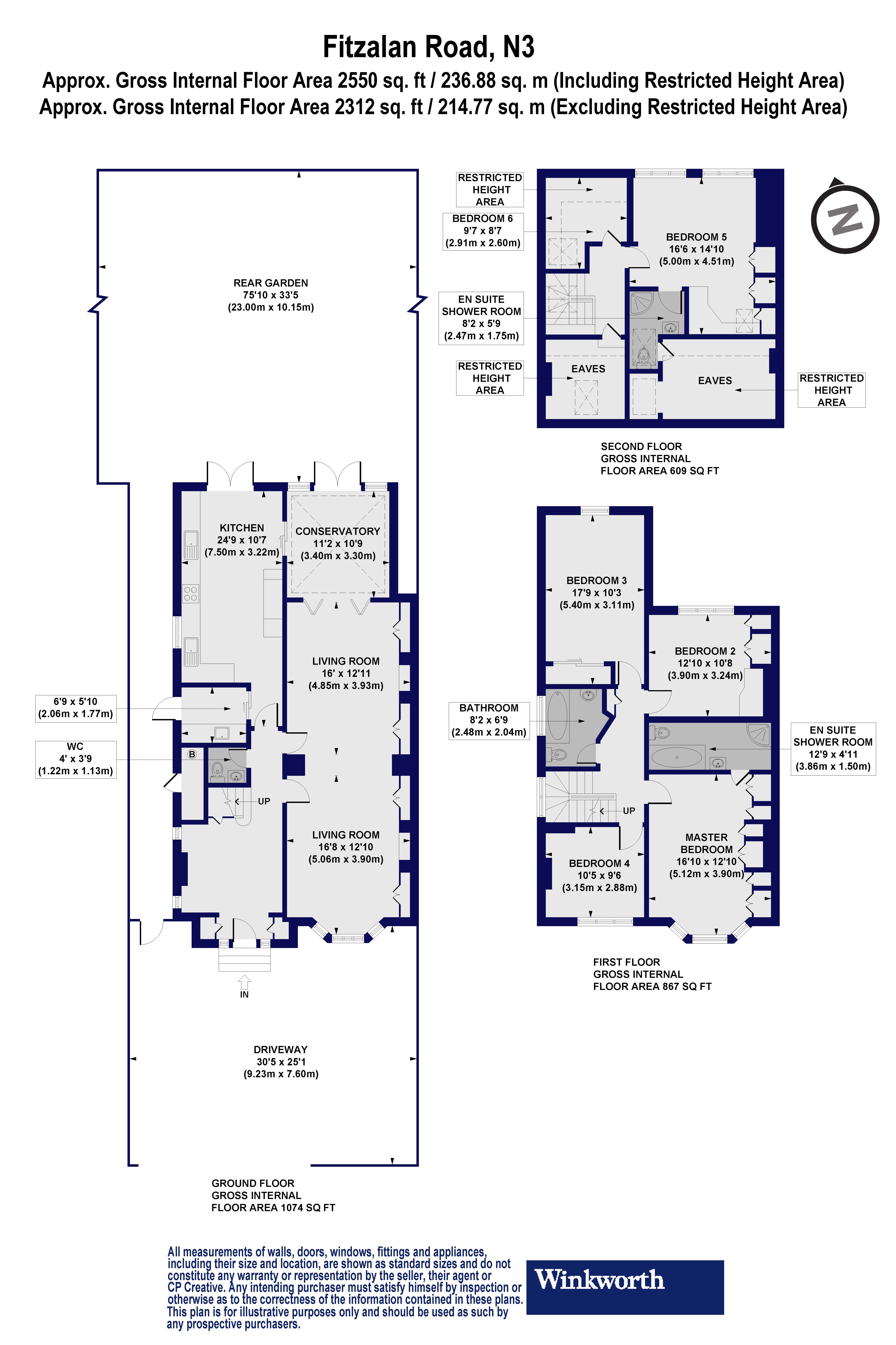 30, Fitzalan Road, London floorplan