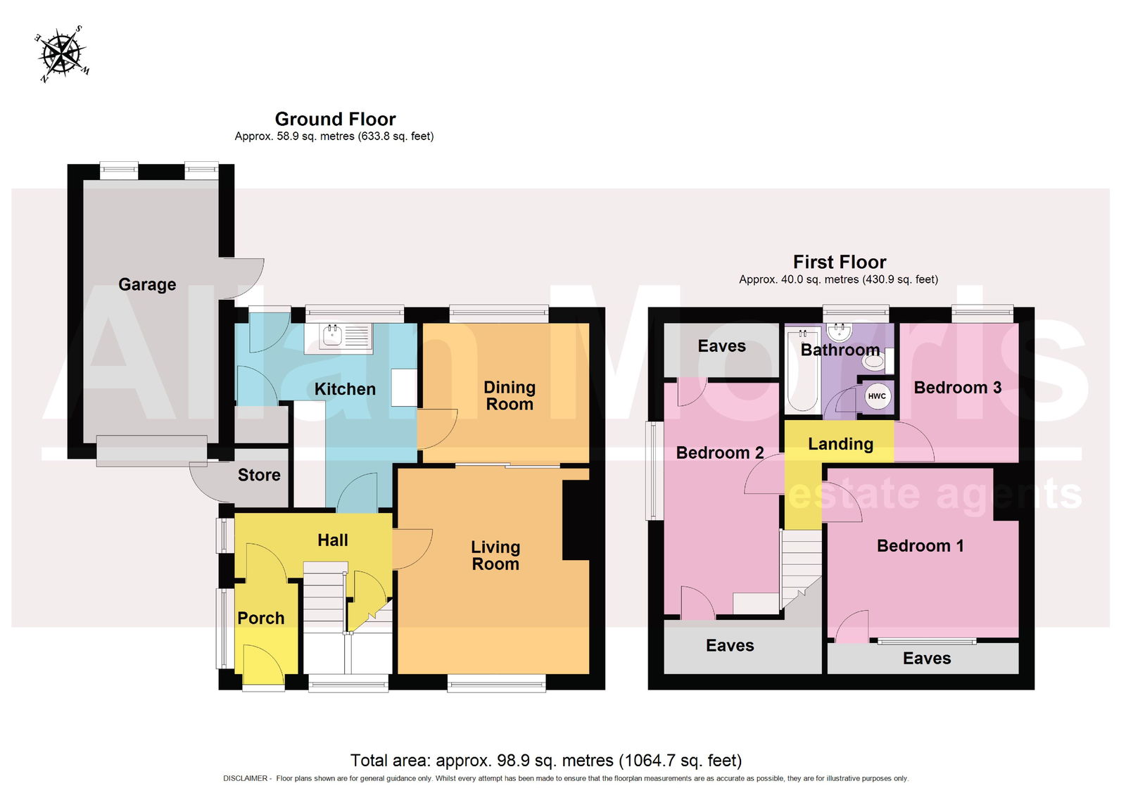 Napier, The Common, Worcester floorplan