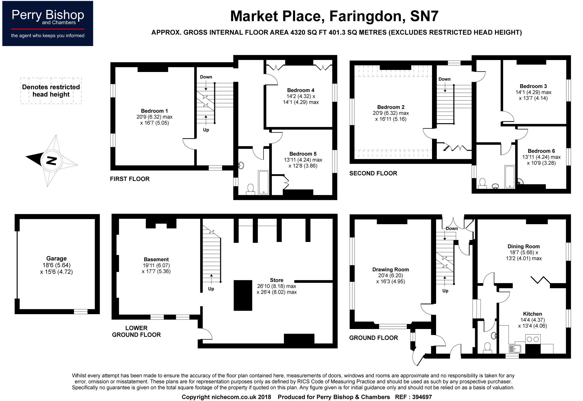 6 Bedrooms Town house for sale in Market Place, Faringdon SN7